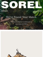 Email Inspiration from SOREL