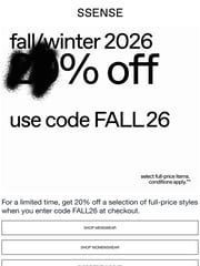 Email Inspiration from SSENSE
