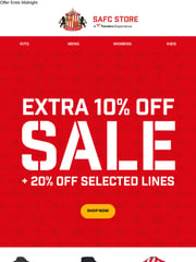 Email Inspiration from Sunderland Online Store