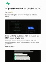Email Inspiration from Supabase