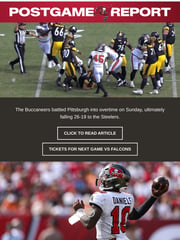 Email Inspiration from Tampa Bay Buccaneers
