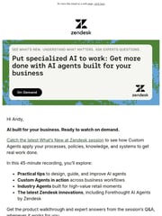 Email Inspiration from Team Zendesk