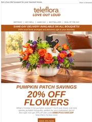 Email Inspiration from Teleflora