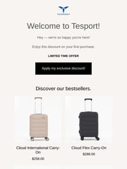 Email Inspiration from Tesport Travel