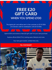 Email Inspiration from The Rangers Store