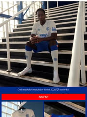 Email Inspiration from The Rangers Store