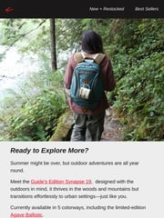 Email Inspiration from TOM BIHN