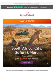 Email Inspiration from Travelodeal