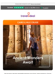 Email Inspiration from Travelodeal