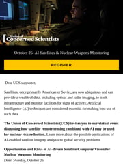 Email Inspiration from Union of Concerned Scientists