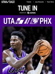 Email Inspiration from Utah Jazz