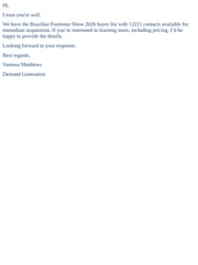Email Inspiration from Vanessa Matthews