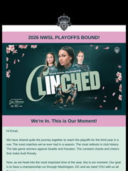 Email Inspiration from Washington Spirit