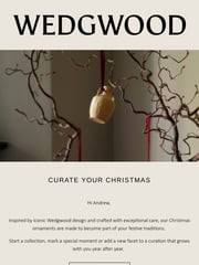 Email Inspiration from WEDGWOOD