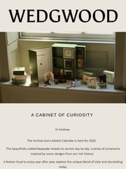 Email Inspiration from WEDGWOOD