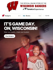 Email Inspiration from Wisconsin Badgers Official Online Store