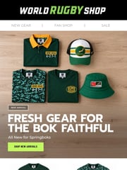 Email Inspiration from World Rugby Shop