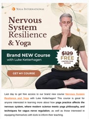Email Inspiration from Yoga International