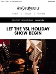 Email Inspiration from YSL Beauty