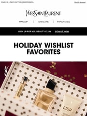 Email Inspiration from YSL Beauty