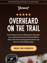 Email Inspiration from Yumwoof