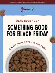 Email Inspiration from Yumwoof