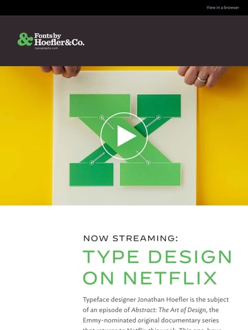 Typeface design on Netflix! Thumbnail Preview