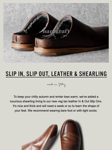 [NEW] Leather Slip Ons [BACK IN] Wool Slip Ons Thumbnail Preview