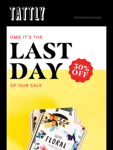 It’s the last day to save 30%! Thumbnail Preview