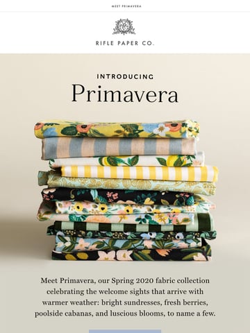 New Spring Fabric is Here! Thumbnail Preview