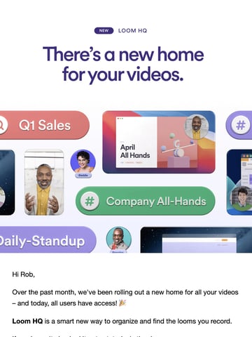 Today’s the day – checkout Loom… Thumbnail Preview