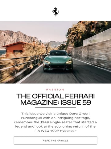 Ferrari.com Email Design Thumbnail Preview