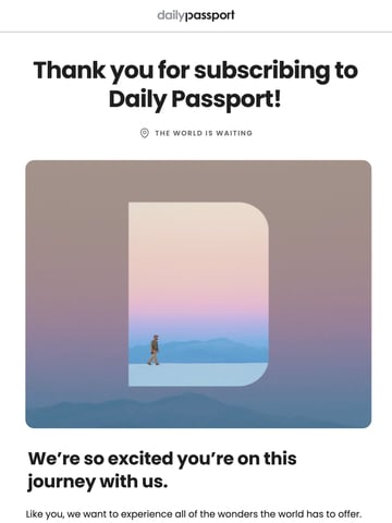 Daily Passport Email Design Thumbnail Preview