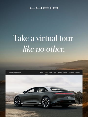 Lucid Motors Email Design Thumbnail Preview