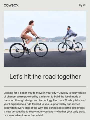 Cowboy Email Design Thumbnail Preview