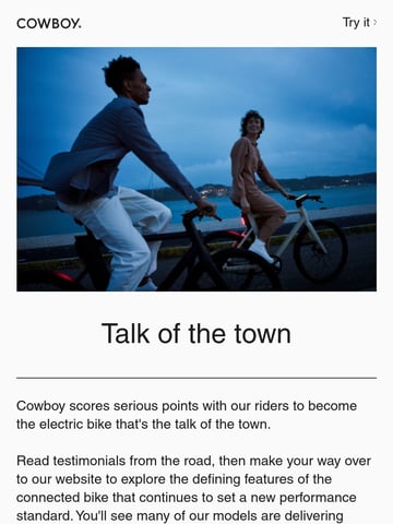 Cowboy Email Design Thumbnail Preview