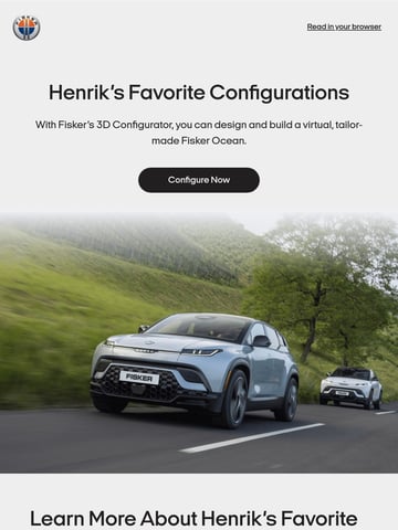 Fisker Inc Email Design Thumbnail Preview