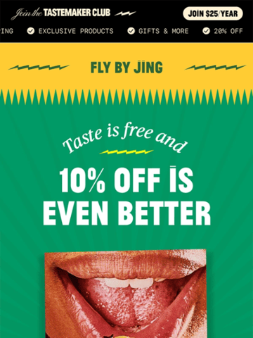 Fly By Jing Email Design Thumbnail Preview