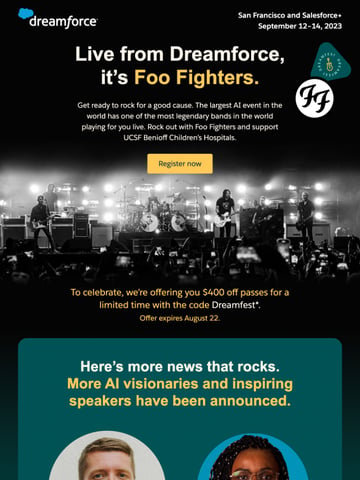 Email Inspiration from Salesforce Thumbnail Preview
