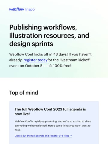 Email Design from Webflow Thumbnail Preview