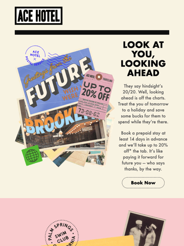 Ace Hotel Email Design Thumbnail Preview
