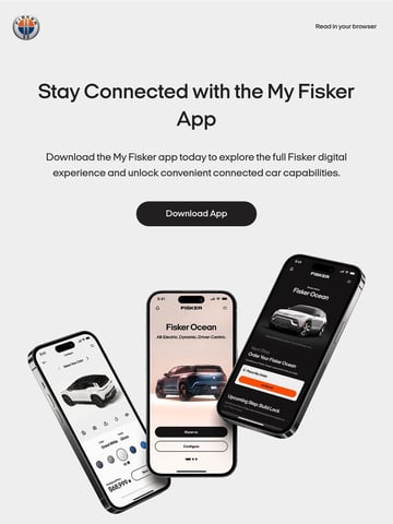 Fisker Inc Email Design Thumbnail Preview