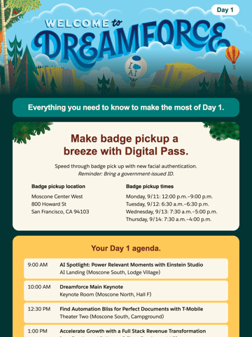 Dreamforce Email Design Thumbnail Preview