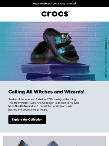 Crocs Email Design Thumbnail Preview