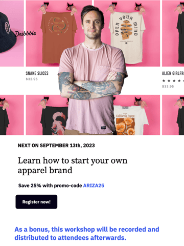 Email Design Inspiration from Dribbble Thumbnail Preview