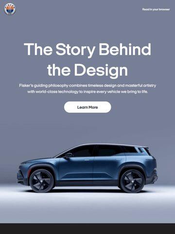 Fisker Inc Email Design Thumbnail Preview