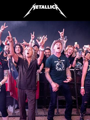 Metallica Email Design Thumbnail Preview