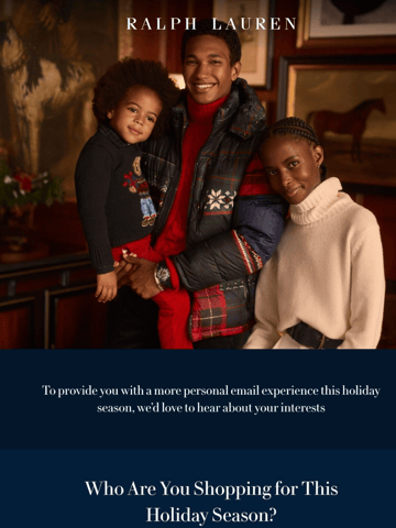 Ralph Lauren Email Design Thumbnail Preview