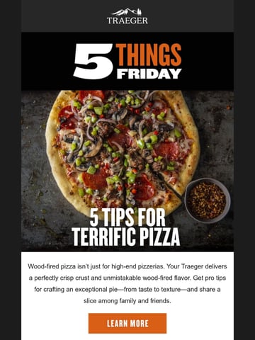 Traeger Email Design Thumbnail Preview