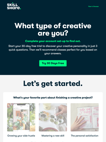 Skillshare Email Design Thumbnail Preview